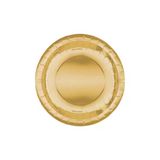 Altın Metalik Karton Tabak 23 Cm 8'Li