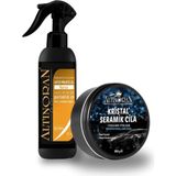 Altın Oran Kristal Seramik Cila 350ML + Nano Lastik Parlatıcı ve Plastik Yenileyici 500ML