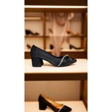 Altın Pabuç Kadın Topuklu Ayakkabı - Siyah Stiletto, Ofis Stilini Tamamlayan Klasik Model