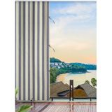Altın Pamuk Bağcıklı Gri Krem Branda 190x200 cm Güneşlik
