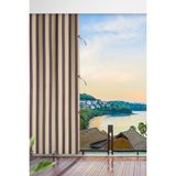 Altın Pamuk Bağcıklı Kahve Krem Branda 150x180 cm Güneşlik