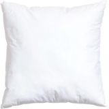 Altın Pamuk Kırlent Iç Yastığı 43 x 43 cm 400 gr Boncuk Elyaf Silikon Dolgulu - Beyaz