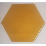 Altın Pleksi Altıgen 92x80mm 25'li Paket, Altın Ayna, Mobilya, Kapı ve Duvar Süsü