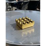 Altın Rengi Döküm Kül Tablası, Modern Dekoratif Küllük