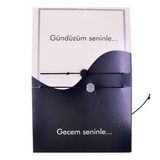 Altın Renk Gündüz Gece Arkadaş Şans Bilekliği - 2689