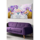 Altın Renkli Tavus Kuşu Kanvas-canvas Tablo, 100 x 65
