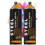 Altın Sarı Gold Sprey Boya 200 ml 2 Adet Hızlı Kuruyan Profesyonel Ahşap Plastik Demir Metal Cam Porselen Duvar Renkli