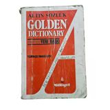 Altın Sözlük Golden Dictionary Türkç İngilizce (İkinci El)