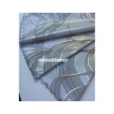 altın yaldızlı su dalgası mermer kumaş astarlı yıkanabilir pvc yuvarlak muşamba masa örtüsü Krem 140 x 140