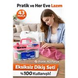 Altın Yaprak Altınyaprak Çantalı Dikiş Çeyiz Seti – İplik, İğne, Makas & Mezura