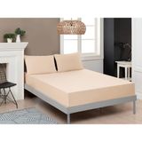 Altın Yaprak PREMIUM Battal Boy Lastikli %100 Pamuk Penye Çarşaf (180x200)+ 2 Adet Yastık Kılıfı (50X70 Cm) - 180x200 cm