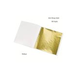 Altın Yaprak, Yaprak Altın, Varak Altın, Gold Tırnak Süsü, Dekoratif, Epoksi Reçine-9X9cm-100Sayfa