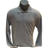 Altın Yaşam Polo Yaka Uzun Kol Lacoste - Gri - L