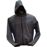 Altın Yaşam Softshell Kapşonlu Mont - Füme - Xl