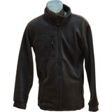 Altın Yaşam Üç Cep Fermuarlı Polar Ceket - Haki - Xxxl - Füme - 3XL