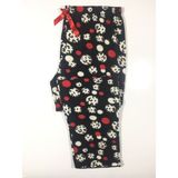 Altınay Cepsiz Kışlık Polar Kadın Pijama Altı Tek Alt JE14 - Siyah