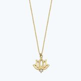Altınbaş Altın Lotus Kolye
