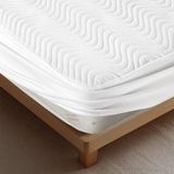 Altınbaşak %100 Pamuk Lüks Kapitone Sıvı Geçirmez Fitted Alez - Beyaz - 160 x 200 cm