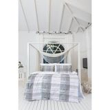Altınbaşak %100 Pamuk Pearl Sky Tek Kişilik Nevresim Takımı ( Havlu Hediyeli ) - 160 x 220 cm - Gri