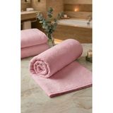 Altınbaşak (3.Lü Set) Çeyizlik Süper Soft Pembem Lüx Cotton 50x90cm. İhraç Malı El Ve Yüz Havlusu ( %100 Pamuk) - Açık Pembe - 50 x 90 cm