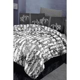 Altınbaşak Alchera Siyah Çift Kişilik Saten 200 x 220 CM Nevresim Takımı