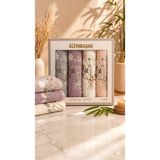 Altınbaşak Bambu 4´lü 50X90 El Havlusu Marina - 001-Renkli - 50 x 90 cm
