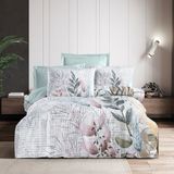 Altınbaşak Dijital Baskı Teknolojisiyle %100 Cotton Çift Kişilik Lüks Nevresim Takımı 2026 Sezon - Çok Renkli - 200 x 220 cm
