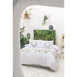 Altınbaşak Elias Marble Çift Kişilik Nevresim Takımı - 200 x 220 cm - Beyaz
