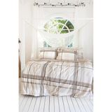 Altınbaşak Foster Sabre Çift Kişilik Ranforce Nevresim Takımı - 200 x 220 cm - Beyaz