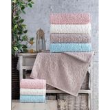 Altınbaşak Jakarlı 4´lü 50X90 El Havlusu Belina - Renkli - 50 x 70 cm