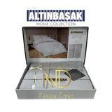 Altınbaşak Jakarlı Saten Çift Kişilik Nevresim Takımı Perle Coin
