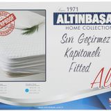 Altınbaşak Kapitone Sıvı Geçirmez Fitted Alez, Yeşil, 180X200