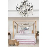 Altınbaşak Nemesis Anew Pamuk Çift Kişilik Nevresim Takımı - 200 x 220 cm - Gri - Pembe