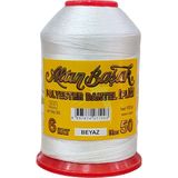 Altınbaşak Polyester Dantel Ipliği Beyaz 6 Kat 100 Gram No: 50