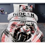 Altınbaşak Ranforce Tek Kişilik Nevresim Takımı Corsa Marble - Renkli - 160 x 220 cm