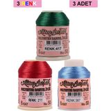 Altınbaşak Royaleks No: 211-387-417 3 Adet 20 gr Oya ve Dantel İpi