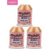 Altınbaşak Royaleks No: 650 20 gr 3 Adet Oya ve Dantel İpi