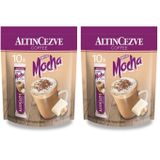 Altıncezve 3ü1 Arada | Üçü bir arada White Mocha Beyaz Çikolata Aromalı 10′ lu Paket (Tek İçimlik) -17 Gr x 10 Adet 2li paket