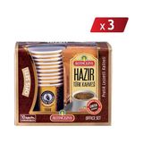 Altıncezve Altın Cezve Hazır Türk Kahvesi Ofis Seti Orta Şekerli 10 x 9 gr - 3lü Paket - 270 gr