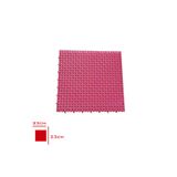 Altınkayaticaret Plastik Geçmeli Pembe Yer Karosu 33*33 Cm 4 Adet Bahçe Balkon Banyo Yer Döşemesi