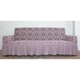 Altınkoza Jakarlı Damask Koltuk Örtüsü Maxi Çekyat (3+3)-Gül Kurusu - 100 x 180 cm - Gülkurusu