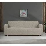 Altınkoza Still Jakarlı Streç Maxi Takım Koltuk Örtüsü (3+3+1+1)-Krem - 180 x 240 cm