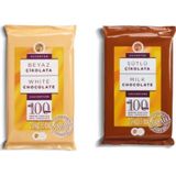 Altınmarka 2,5 kg Sütlü + 2,5 kg Beyaz Kuvertür Çikolata