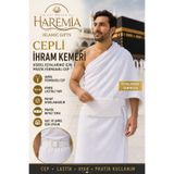 Altınoluk Haremia Cepli İhram Kemeri – Fermuarlı Geniş Cepli Esnek Lastikli Ayarlanabilir Hac Umre Kemeri