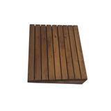 ALTINOLUK İNCİ AHŞAP Masa Altı Ayaklık Ayak Koyma Standı Ayak Rampası 49x40cm. Ön Yük. 5cm. Arka Yük 15 Cm. Kestane Rengi