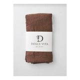 Altınoluk Tekstil Dolce Vita Orjinal Bambu Kraş Şal Ütü Gerektirmeyen Kumaş- Kahverengi