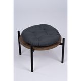 Altınpamuk Defne Yuvarlak Sandalye-Tabure Minderi 37 cm Antarsit - 37 x 37 cm - Antrasit