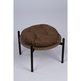 Altınpamuk Defne Yuvarlak Sandalye-Tabure Minderi 37 cm Kahve - 37 x 37 cm