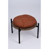 Altınpamuk Defne Yuvarlak Sandalye-Tabure Minderi 37 cm Kiremit - 37 x 37 cm