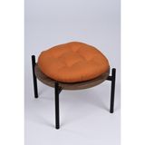 Altınpamuk Defne Yuvarlak Sandalye-Tabure Minderi 37 cm Turuncu - 37 x 37 cm